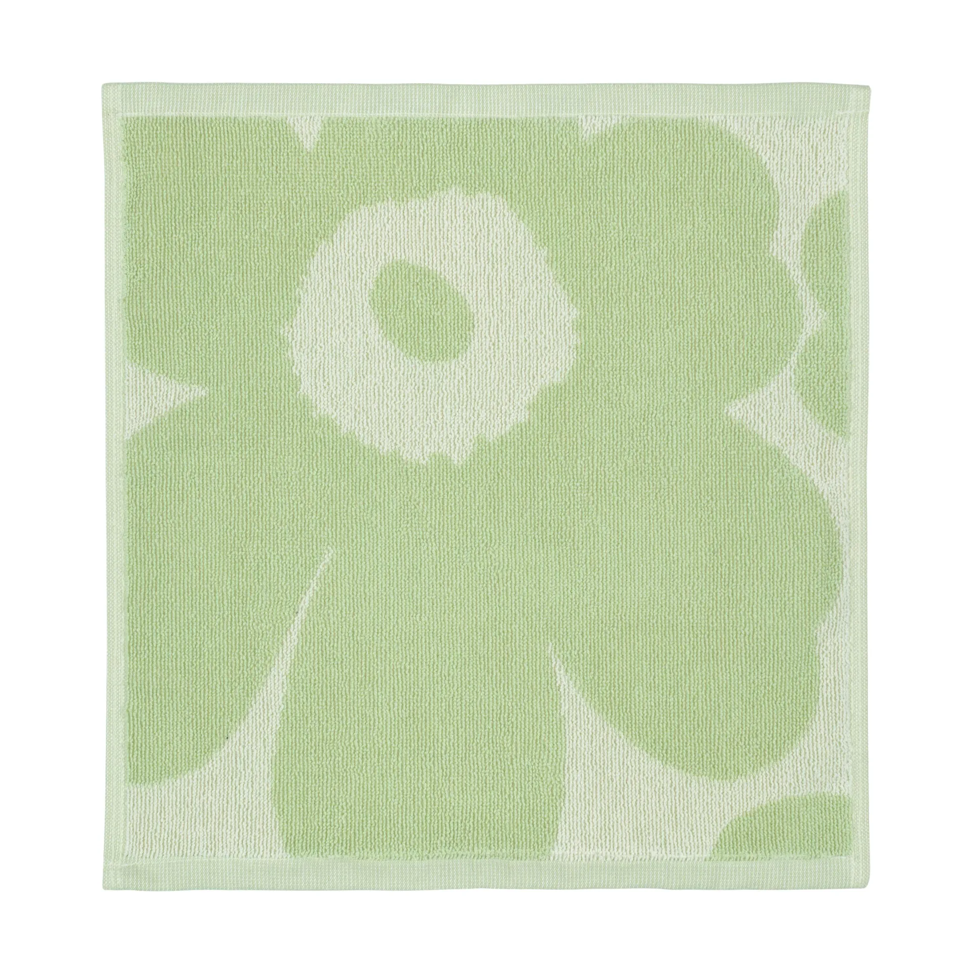 Unikko Mini handduk 30x30 cm, Off white-sage Marimekko