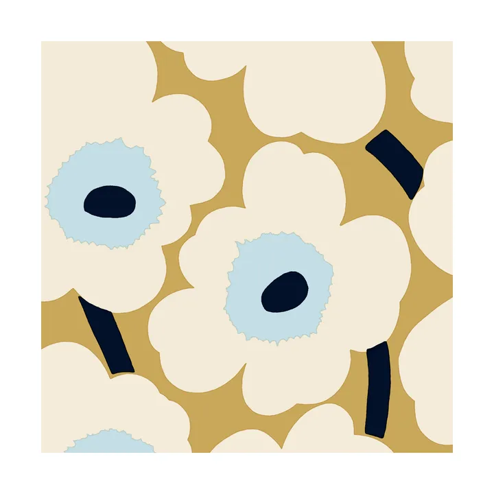 Unikko servett 33x33 cm 20-pack - Beige-Blue - Marimekko