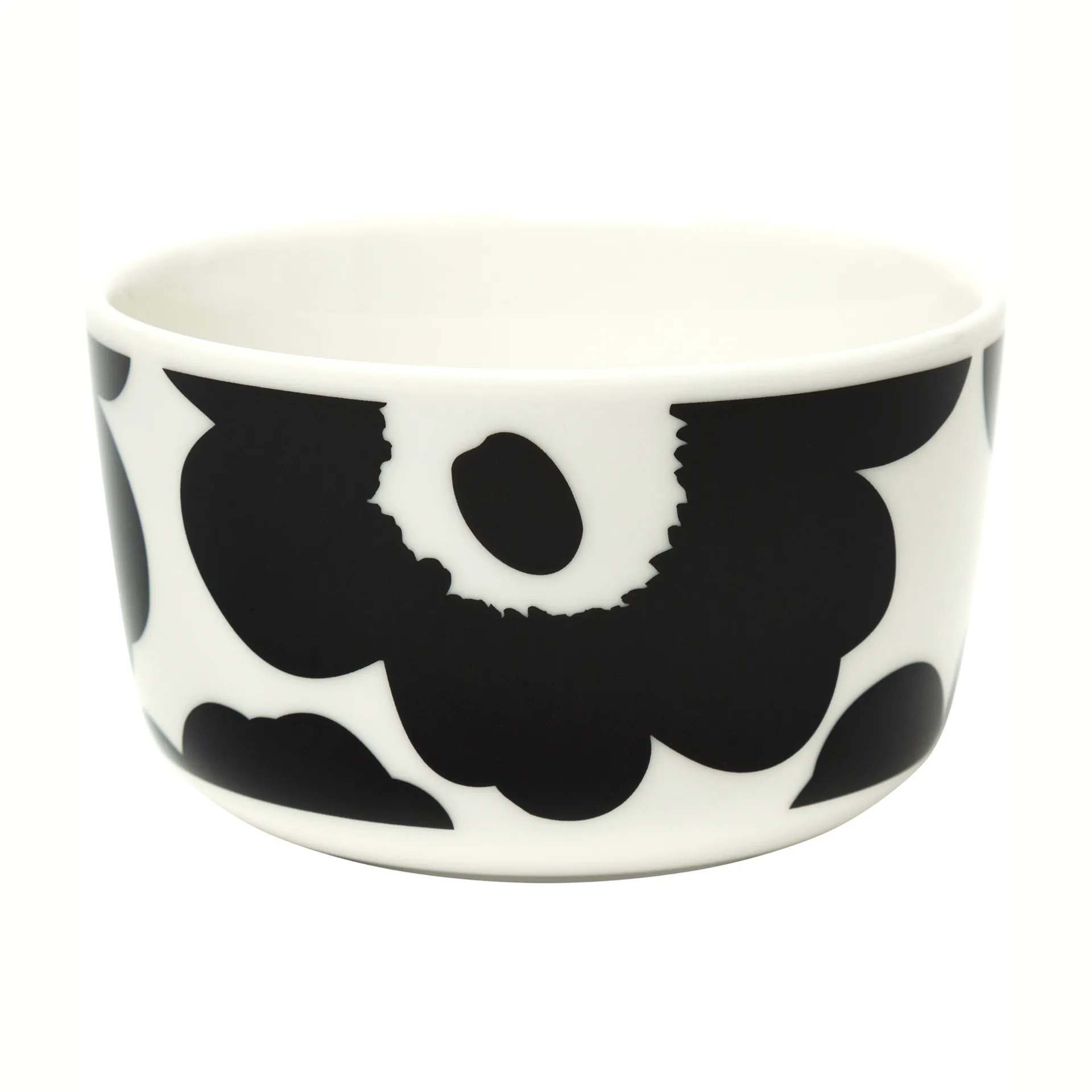 Unikko skål 2,5 dl, Svart-vit Marimekko