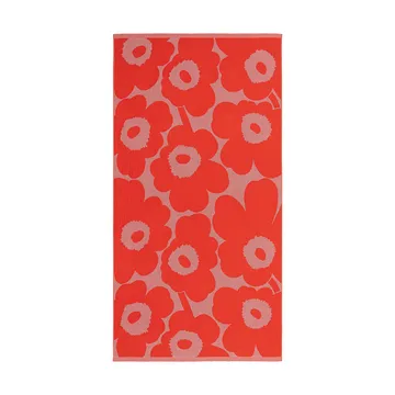 Unikko strandhandduk 96,5x180 cm - L. blue-orange - Marimekko