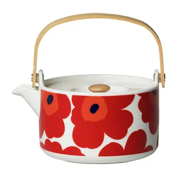 Unikko tekanna 0,7 l - Red-white - Marimekko