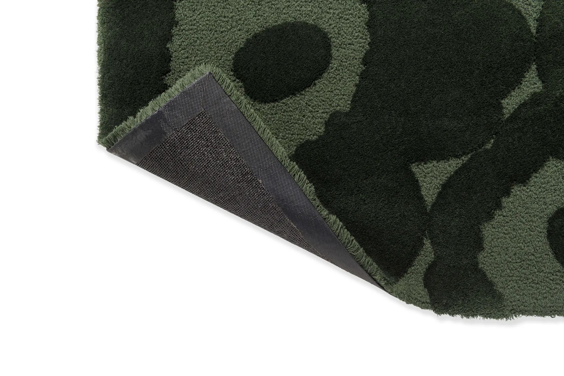 Unikko ullmatta, Dark Green, 140x200 cm Marimekko