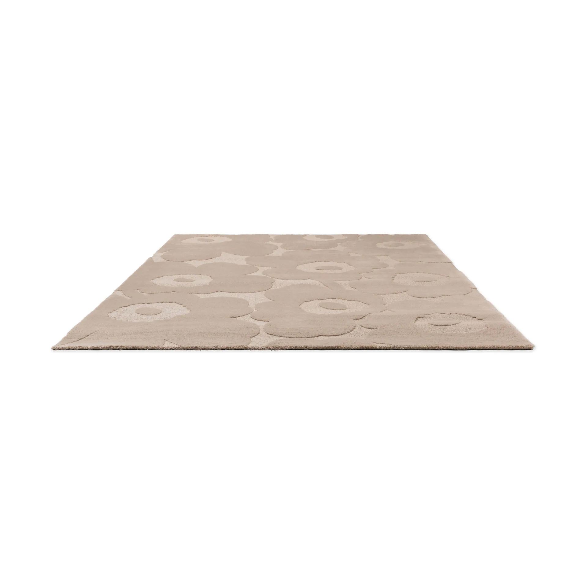 Unikko ullmatta, Light Beige, 250x350 cm Marimekko