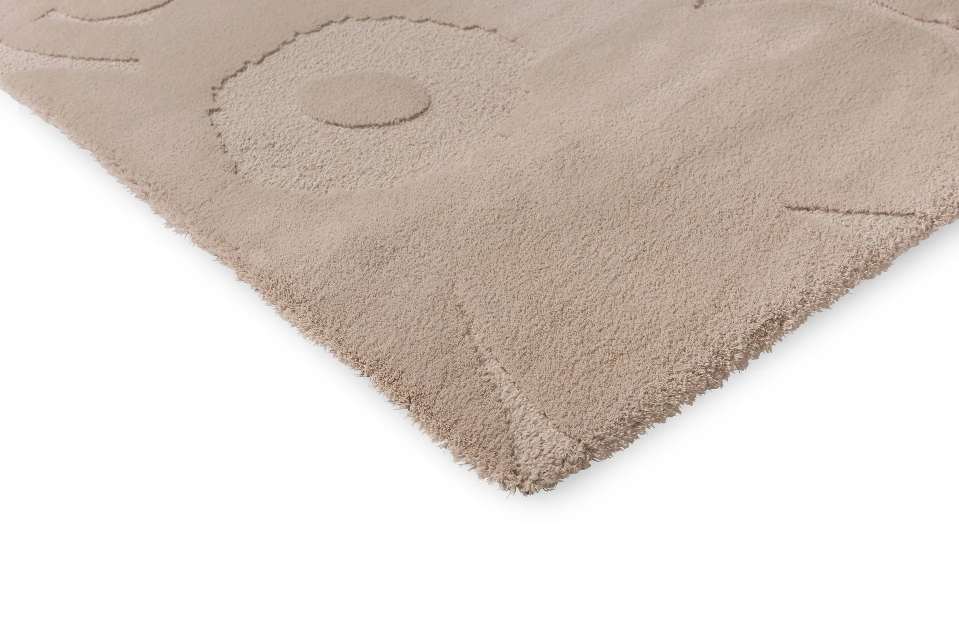 Unikko ullmatta, Light Beige, 250x350 cm Marimekko