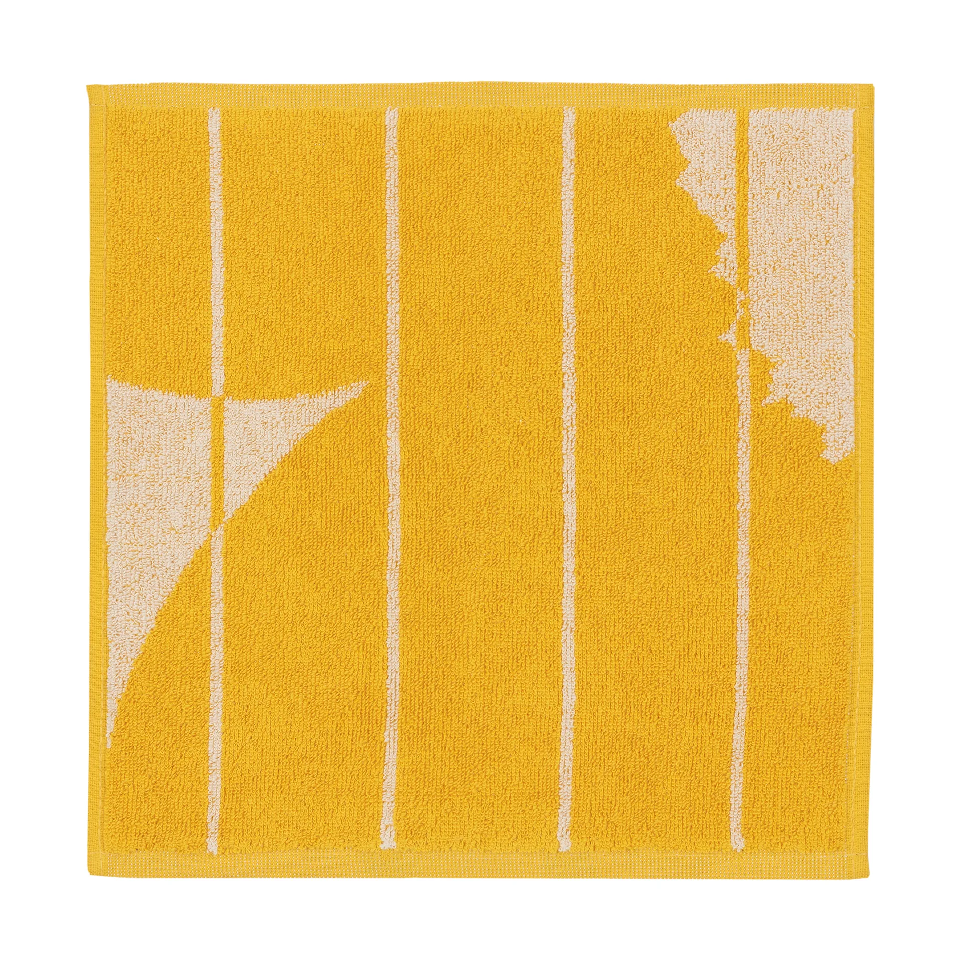 Vesi Unikko Mini handduk 30x30 cm, Spring yellow-ecru Marimekko