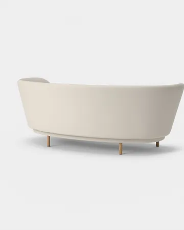 Dandy 2-sits soffa - Ek-Geneva Shingle - 2854/120 - Massproductions
