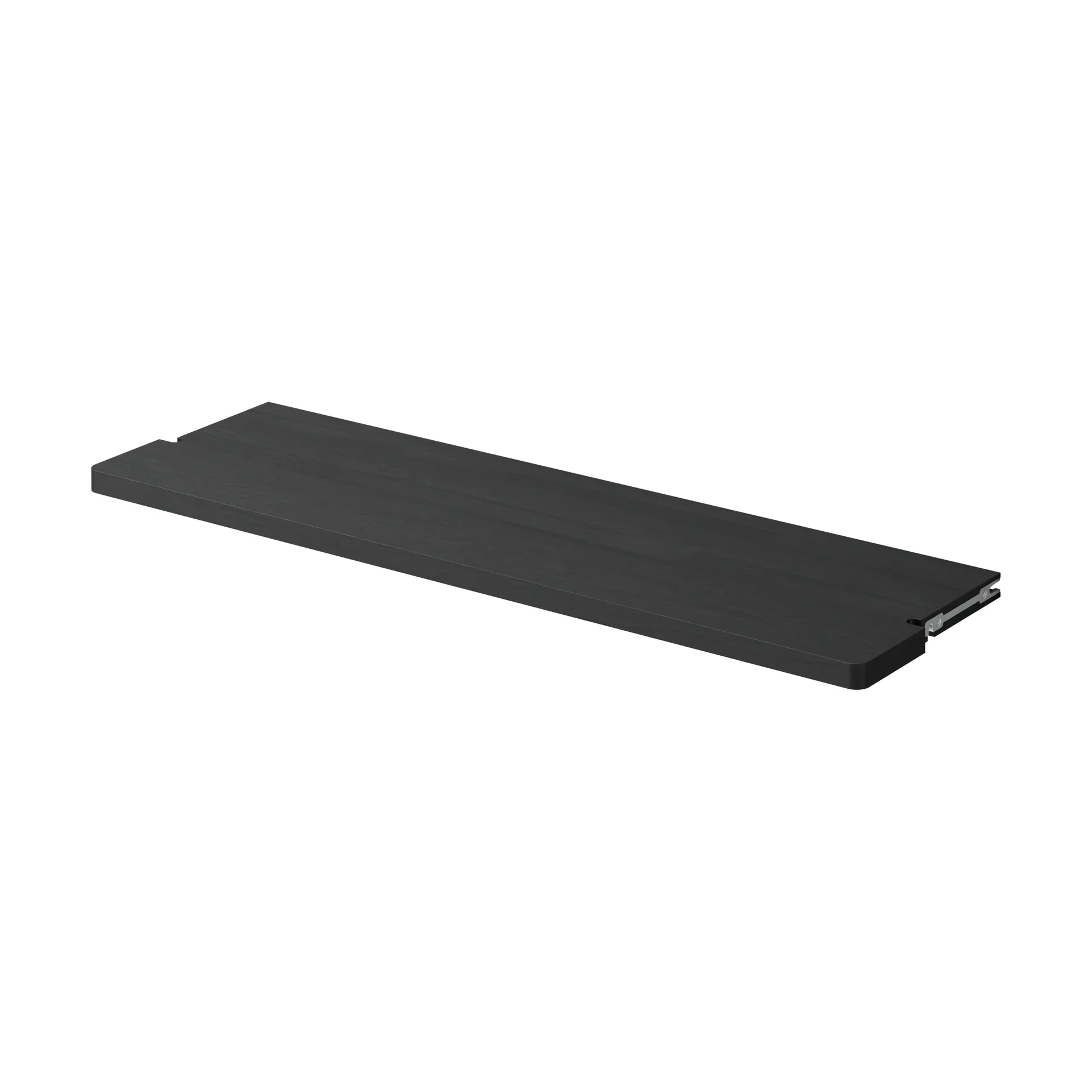 Gridlock Shelf W800 hyllplan, Black stained Ash Massproductions