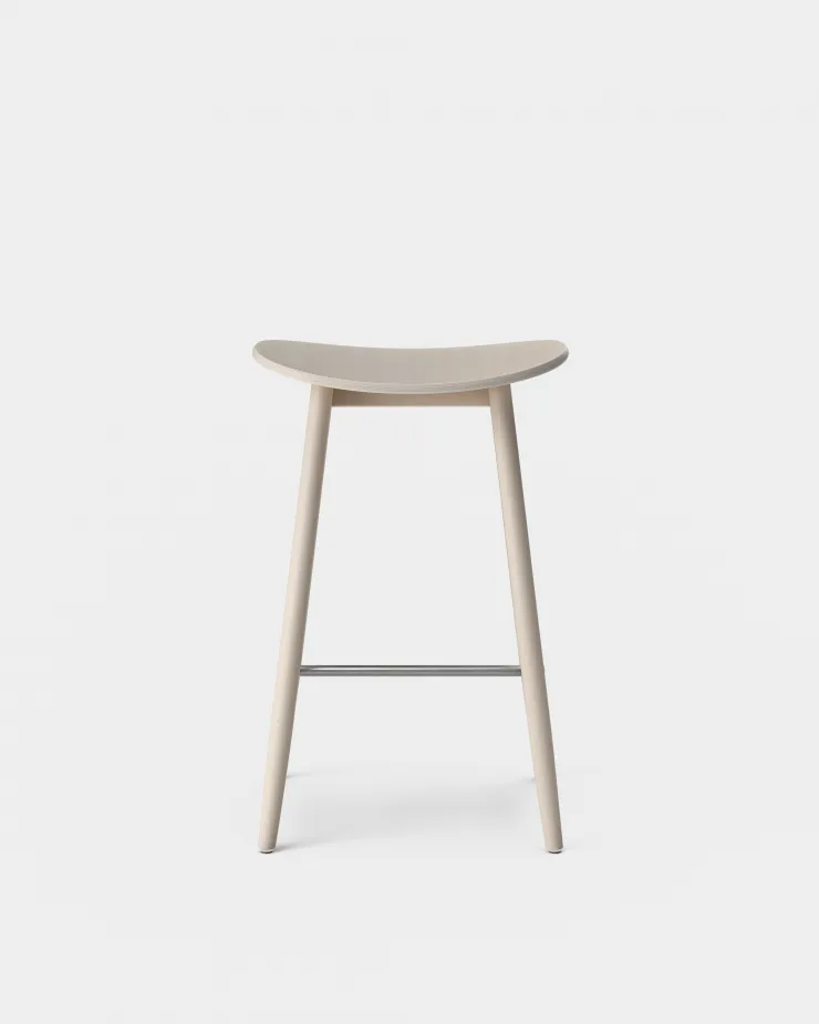 Icha barstol 65 cm, Vitoljad ek Massproductions