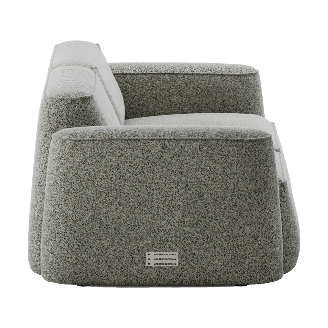 Patch 2,5-sits soffa, Spiral 23 Monochrome Massproductions