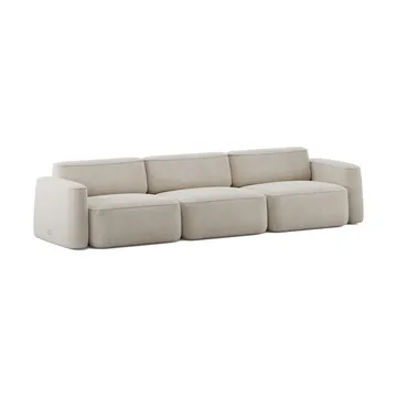 Patch 3-sits soffa - Spiral 21 Chalk - Massproductions