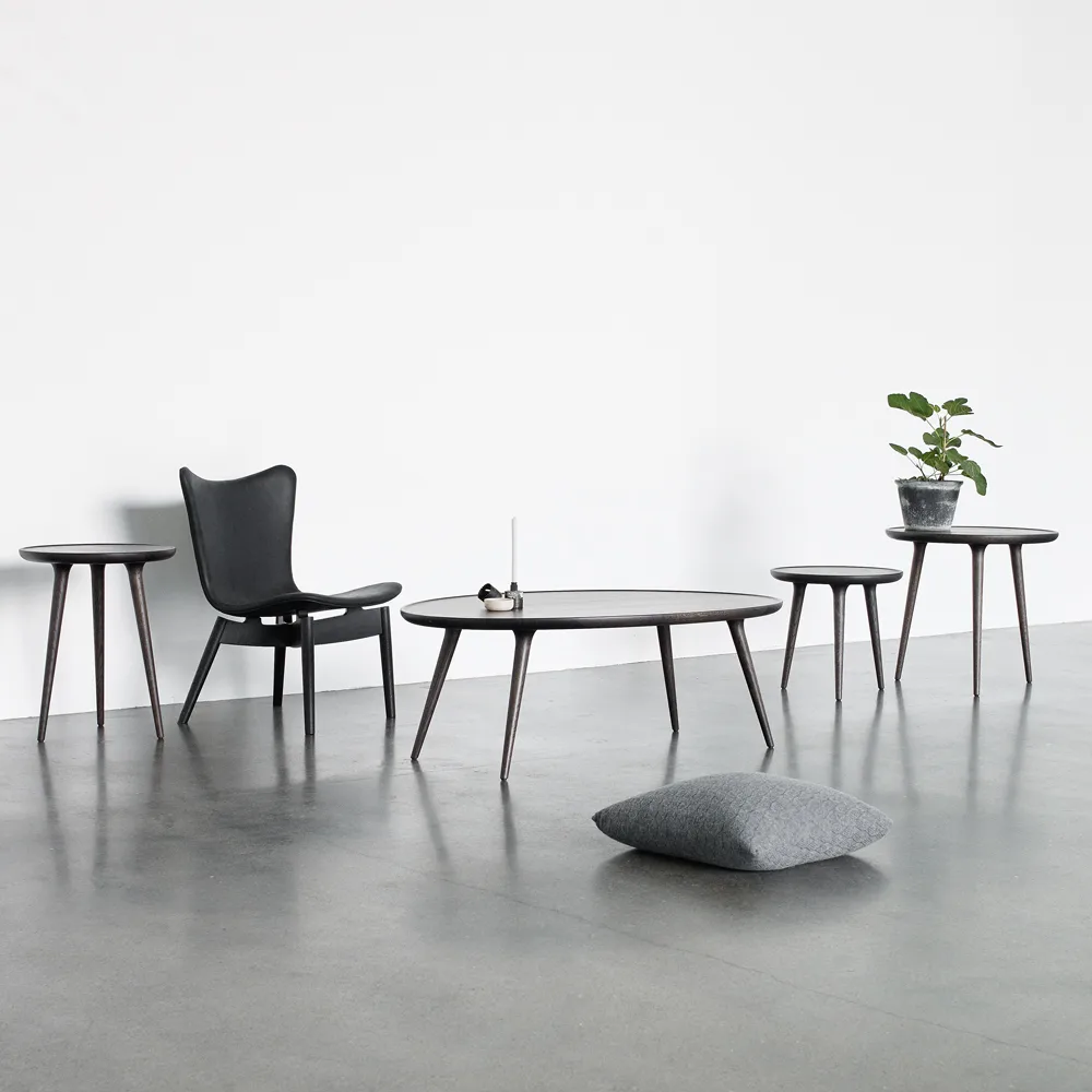 Accent soffbord, ek sirka grey Mater