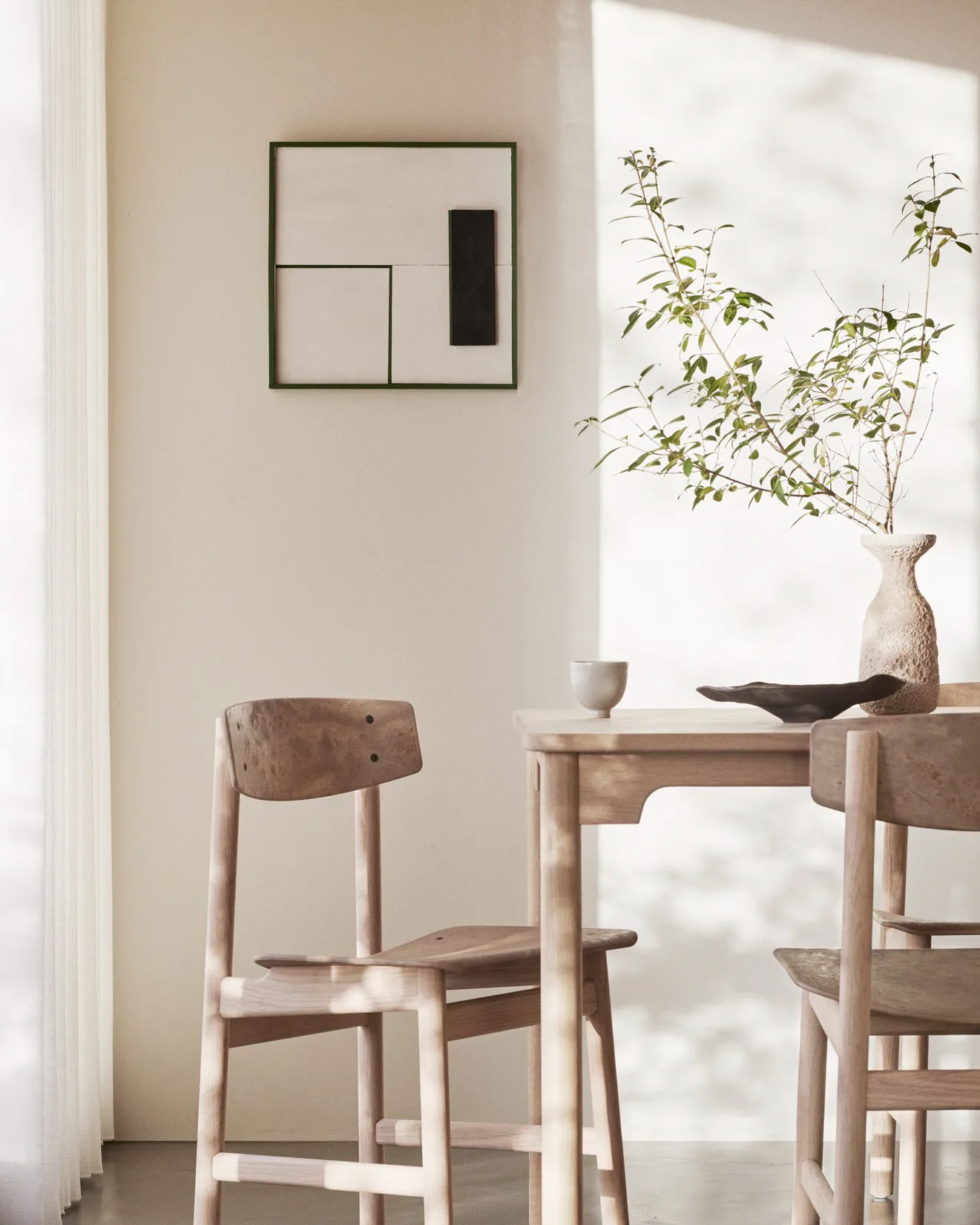 Conscious BM5462 bord 90x160 cm, Soaped oak Mater