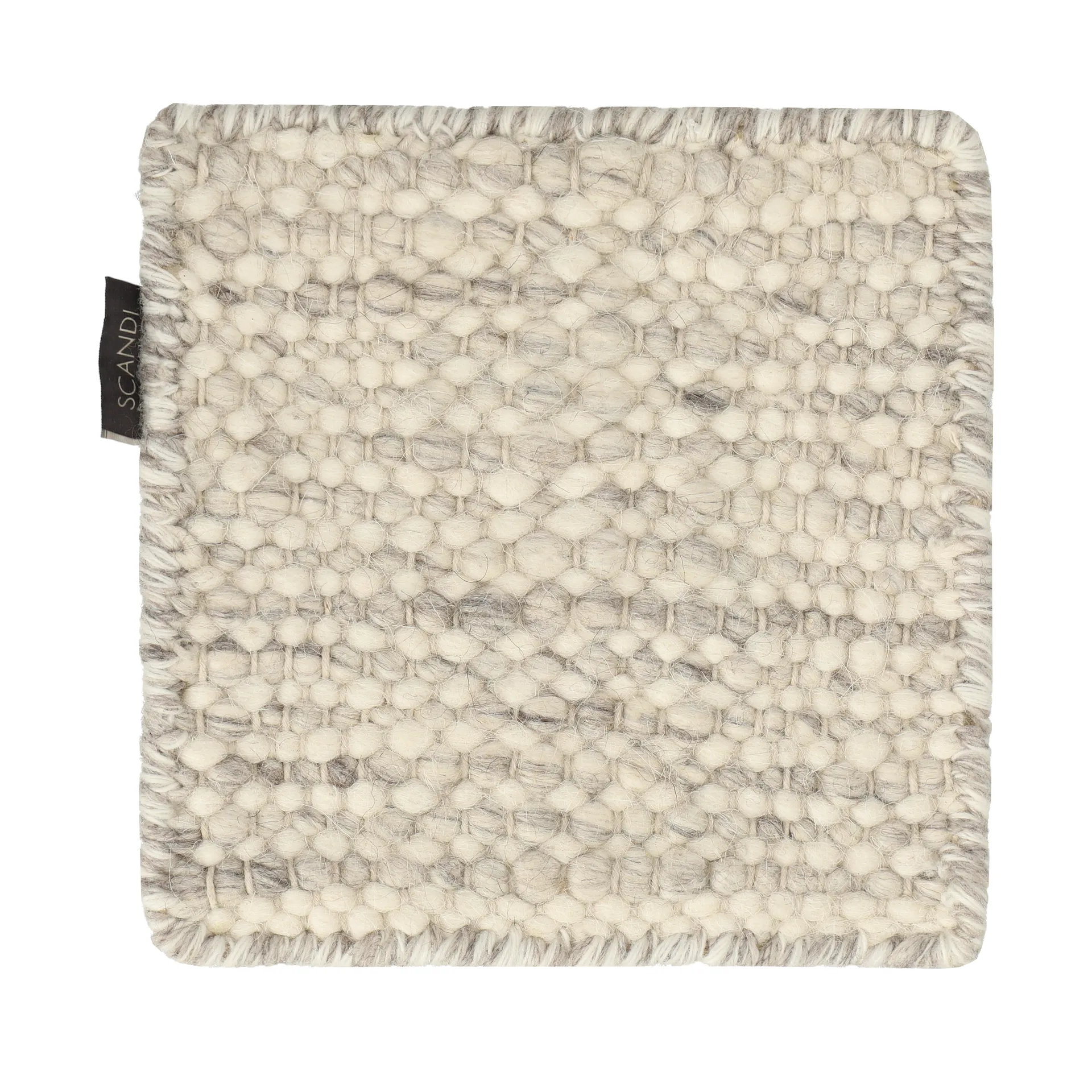 Mattprov Fawn ullmatta, Vit Material Samples