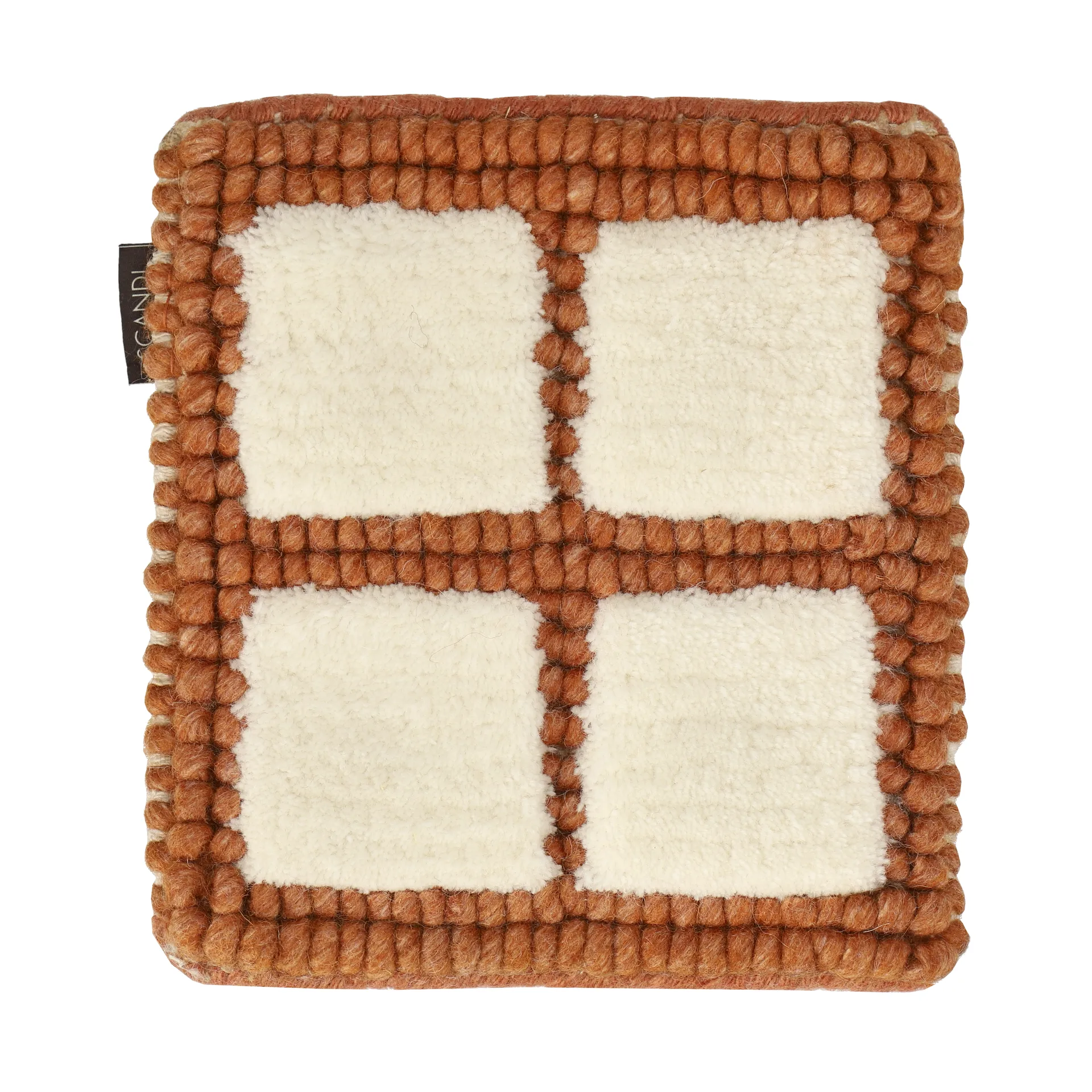 Mattprov Pasture ullmatta, Naturvit-rost Material Samples