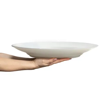 Basic serveringsfat Ø41 cm - Vit - Mateus
