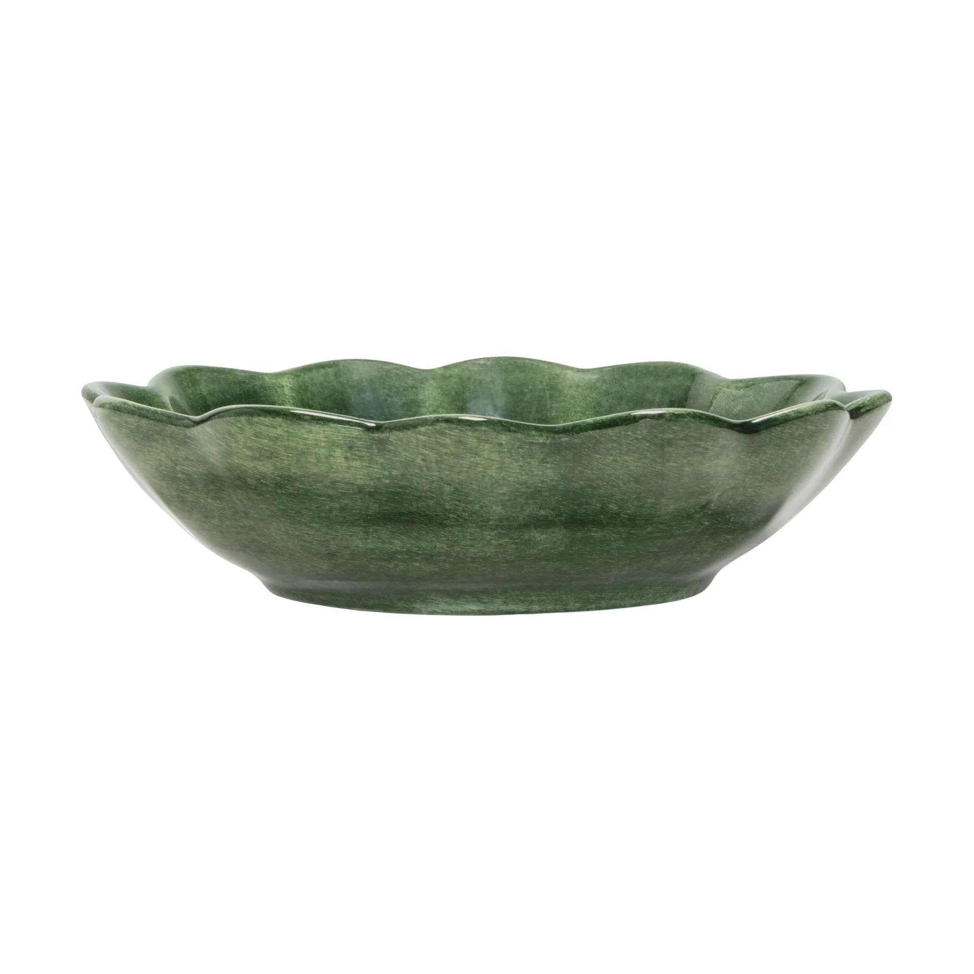Oyster skål 16x18 cm, Forest green Mateus
