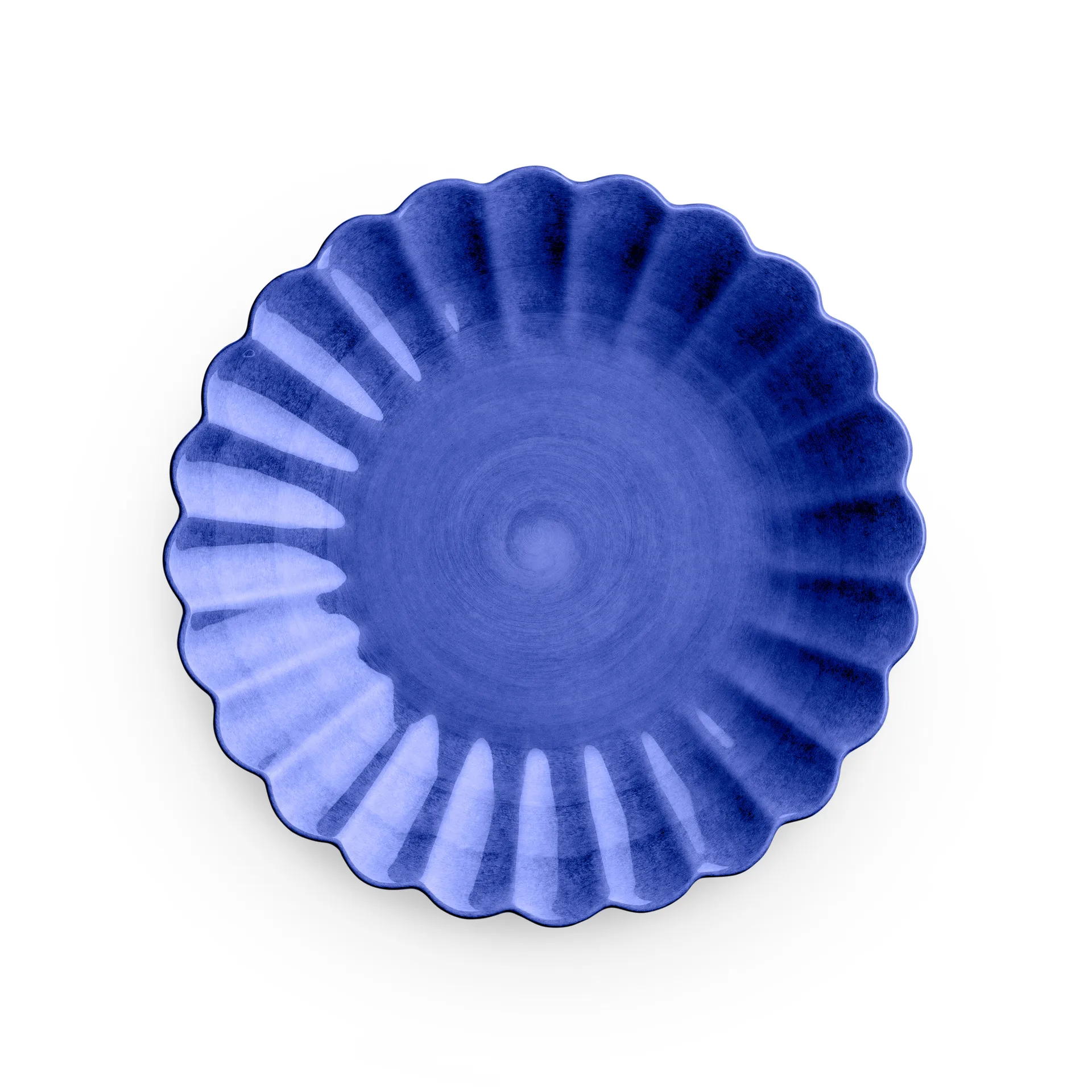 Oyster tallrik 20 cm, Blå Mateus