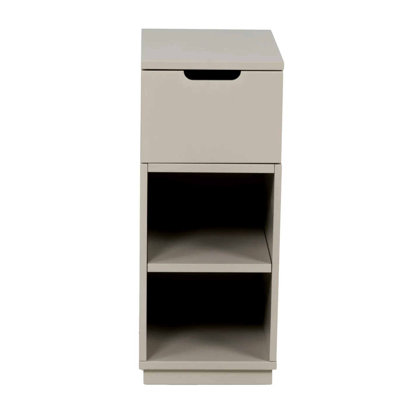 Aoko sängbord 72 cm 1 låda, Beige Mavis