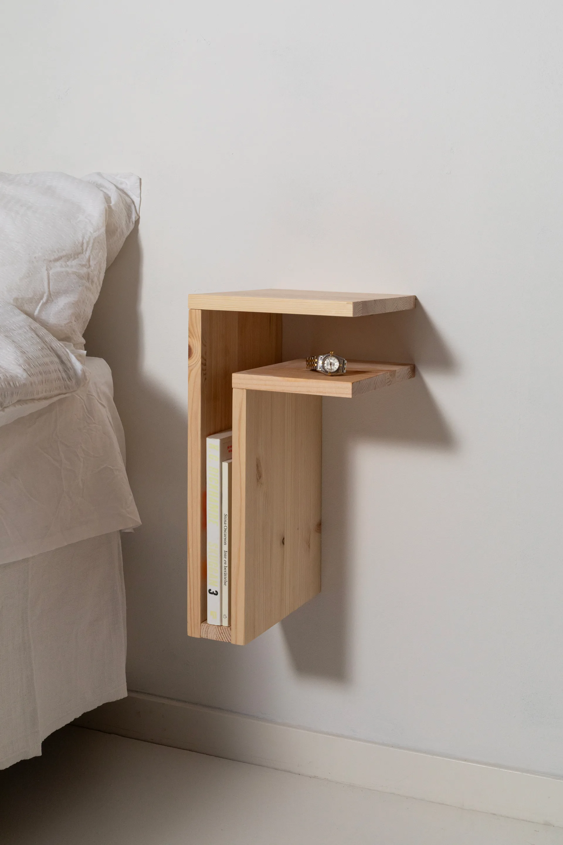 F-shelf Play DIY vägghylla, Pine, right Maze