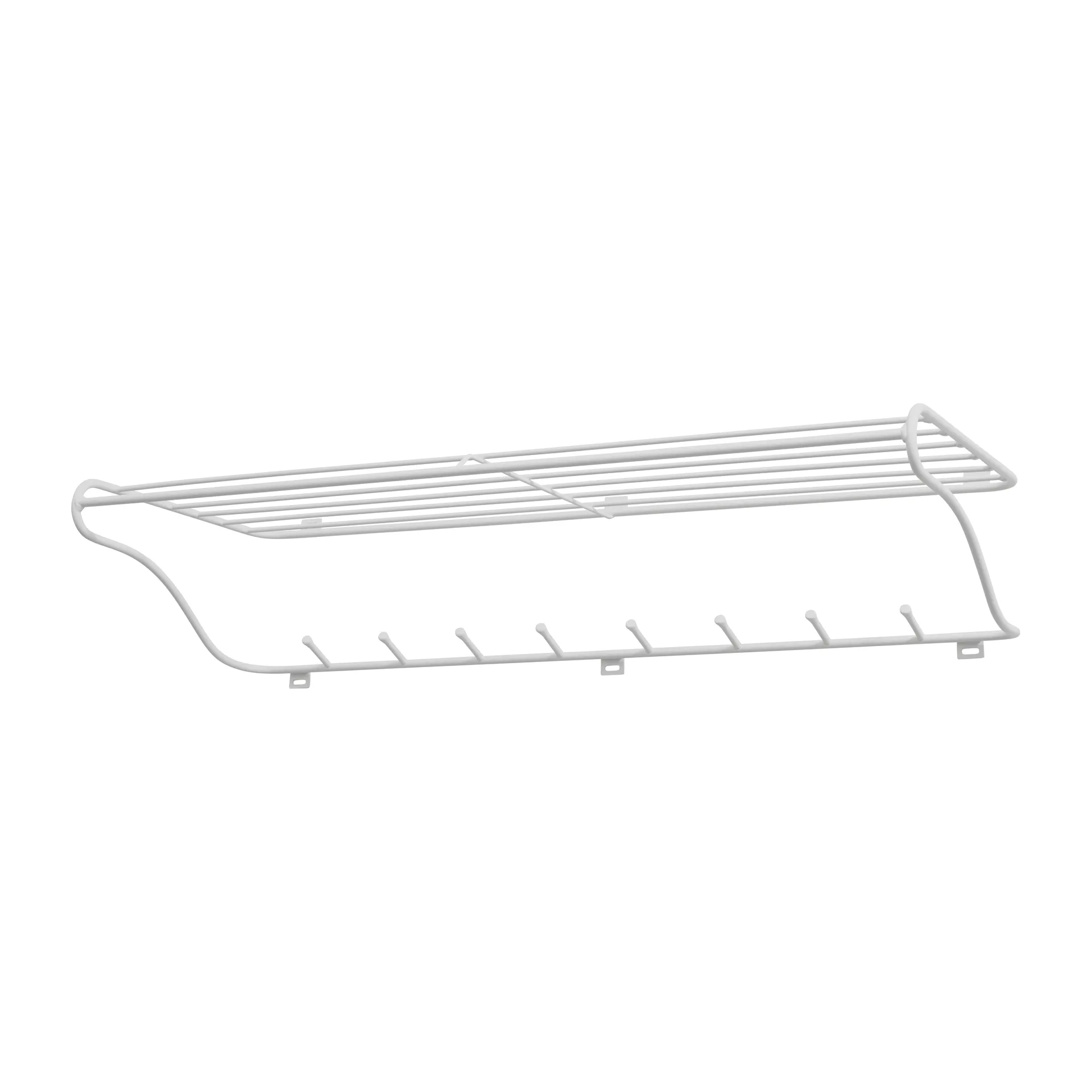 Hat Rack L hatthylla, vit Maze