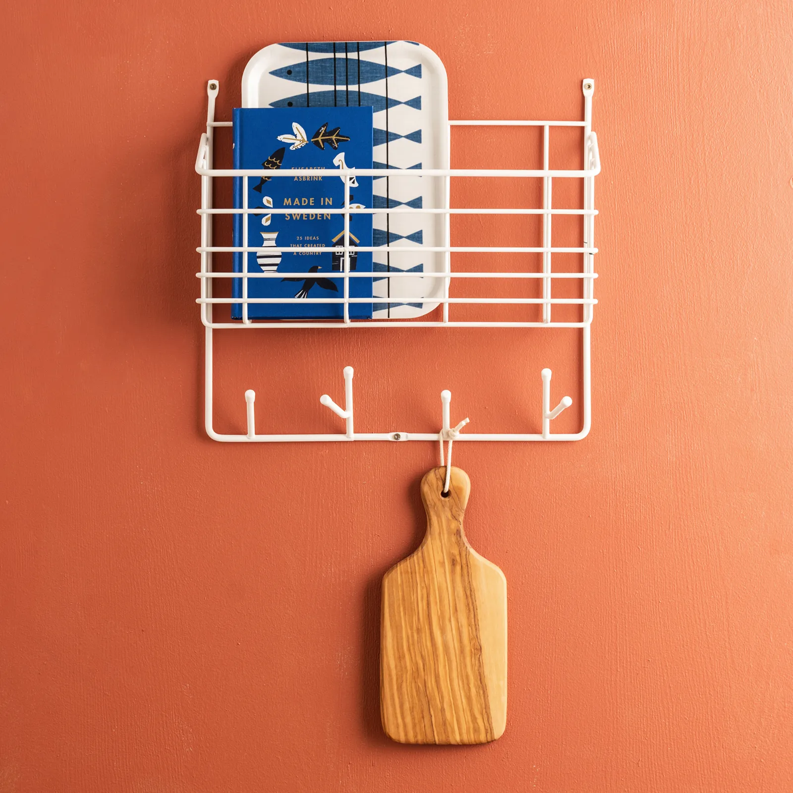 Mitten Shelf S hylla, Vit Maze