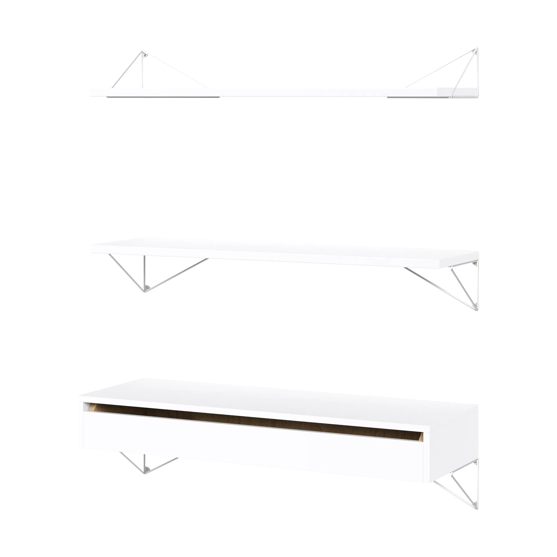 Pythagoras Bundle C hyllsystem vit-vit Maze