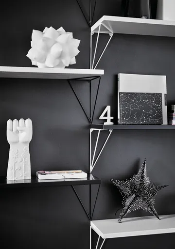 Pythagoras Shelf hyllplan - svart - Maze