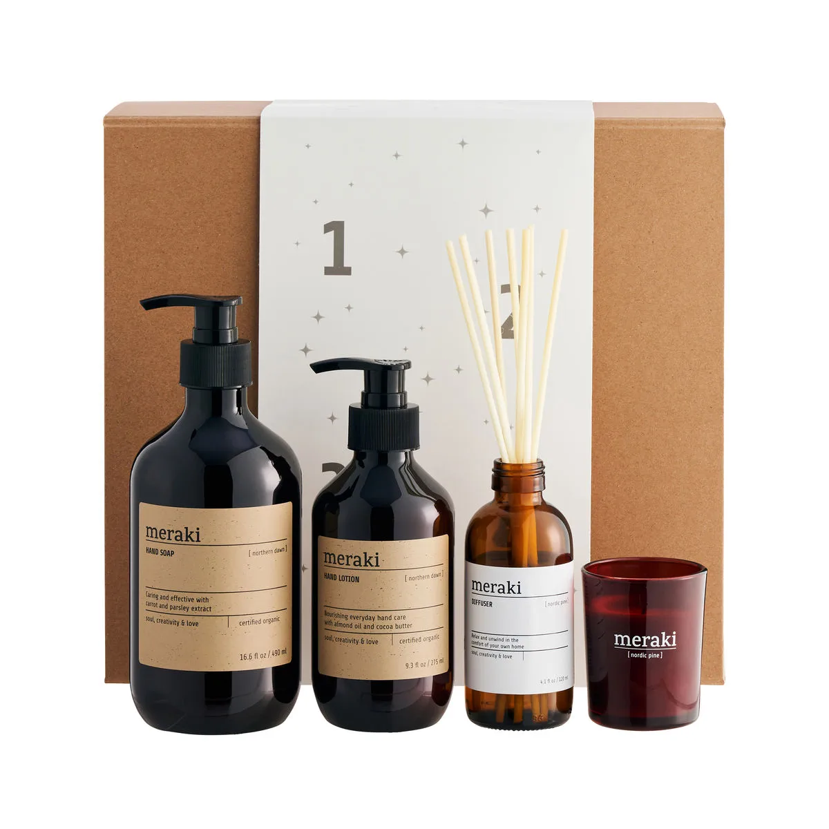 Meraki adventskalender 2023, Brun Meraki