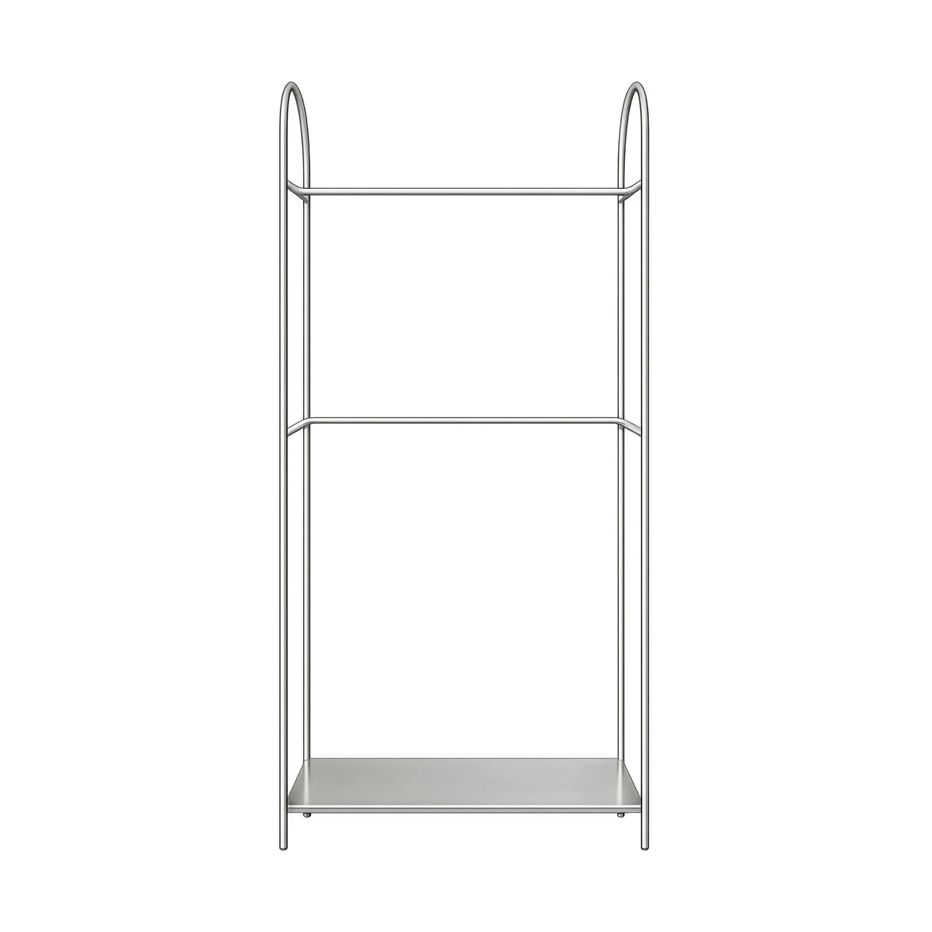 Arch klädställning, Silverfärgad, 39x92x186 cm Mette Ditmer
