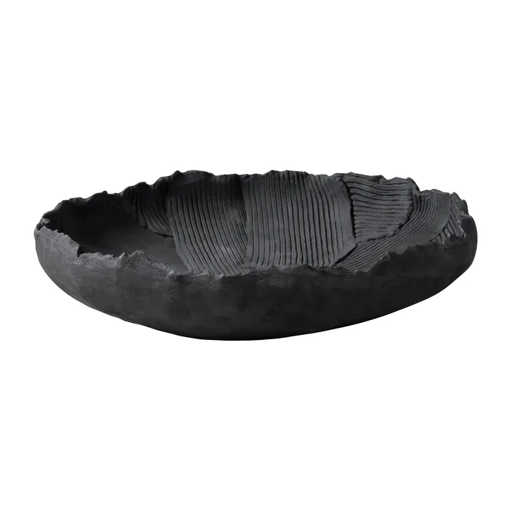 Art piece patch skål Ø35 cm - Black - Mette Ditmer