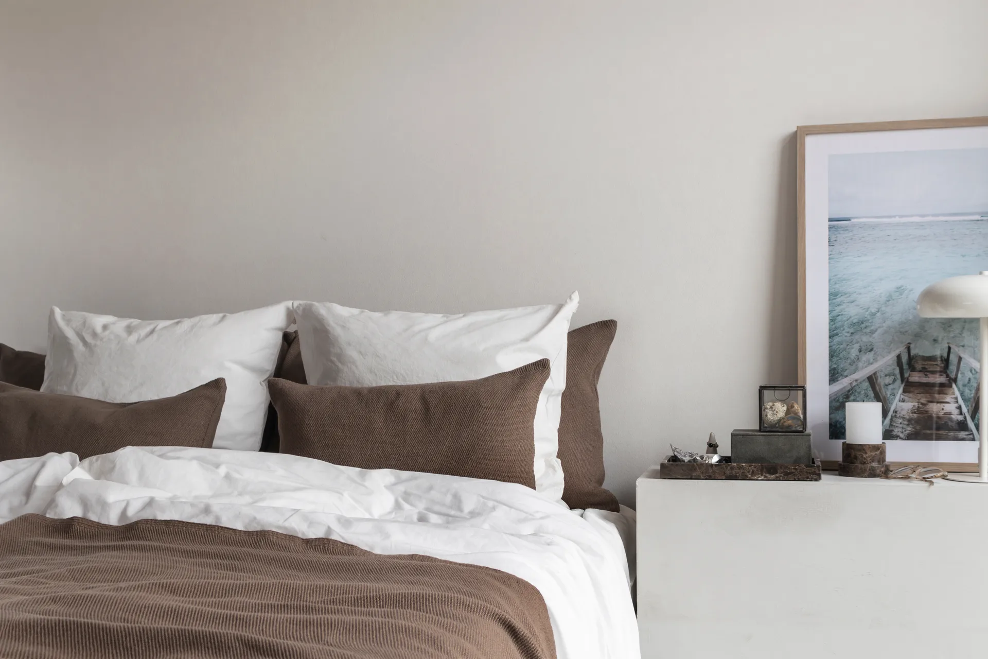 Bohemia överkast, Taupe, 250x250 cm Mette Ditmer