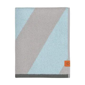 Diagonal handduk - Mint, 70x133 cm - Mette Ditmer