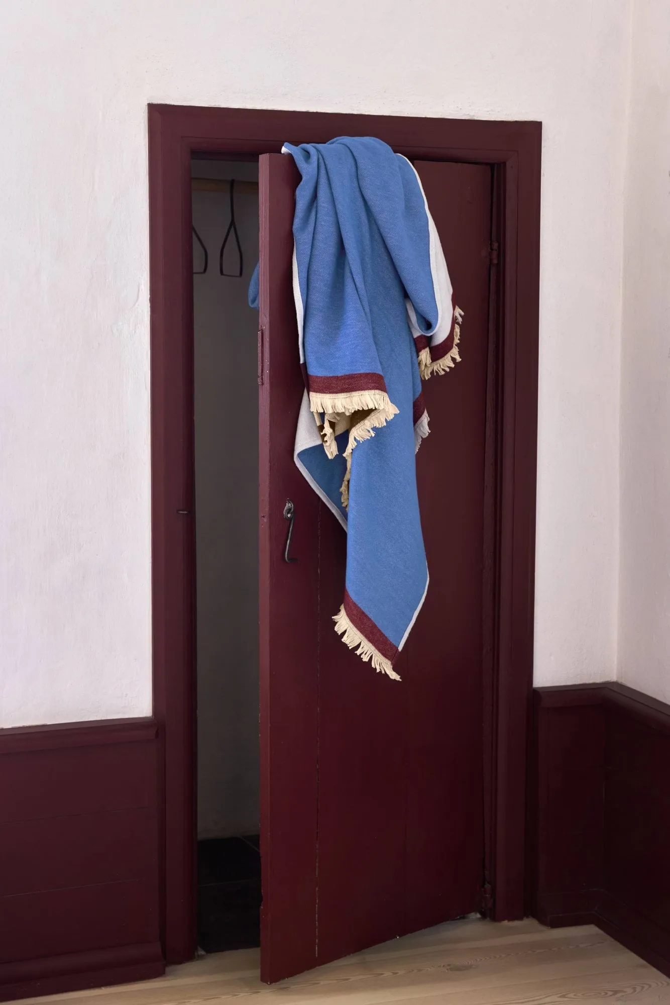 Duet pläd, Blue-Beige (blå-beige), 130x175 cm Mette Ditmer