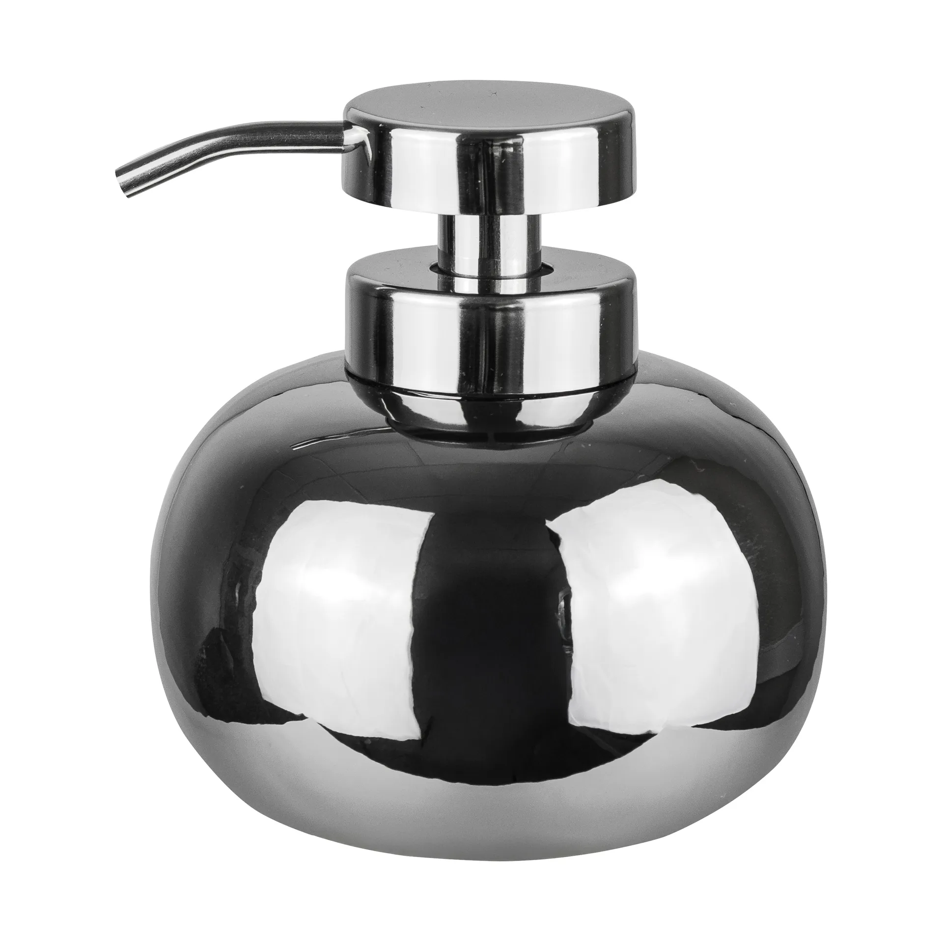 Lotus tvålpump låg, Chrome Mette Ditmer