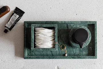 Marble kub 10x10 cm - Dark forest - Mette Ditmer