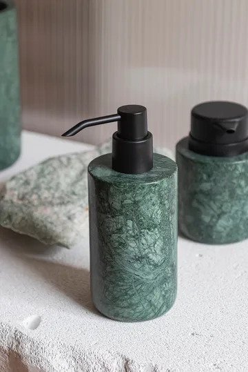 Marble tvålpump 17,5 cm - Dark forest - Mette Ditmer