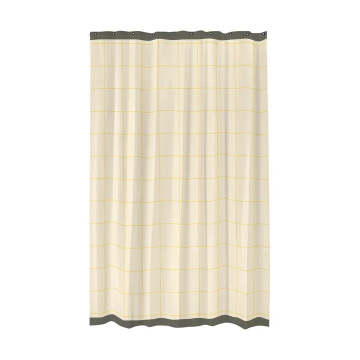 Mesh duschdraperi 150x200 cm - Yellow - Mette Ditmer
