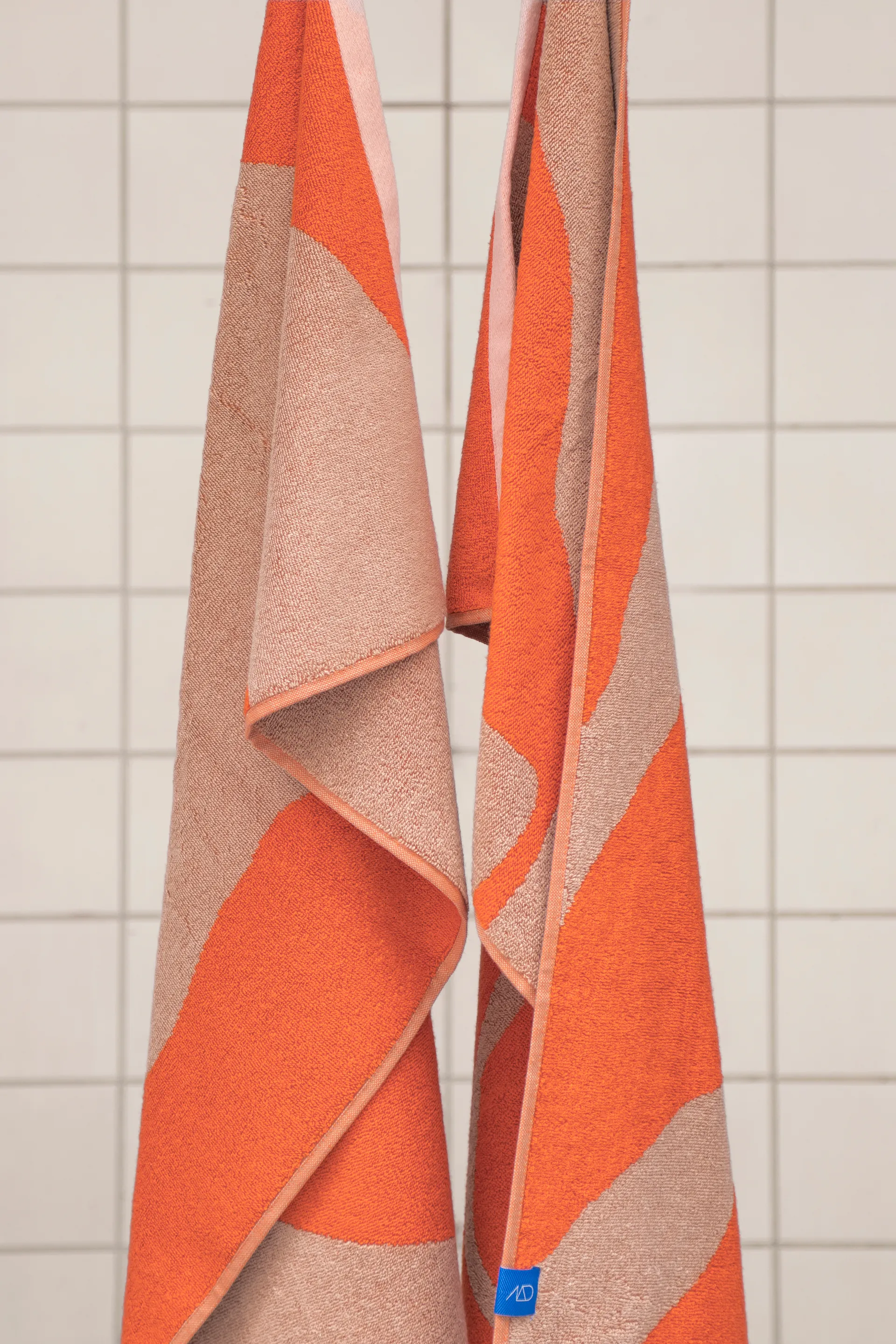 Nova Arte gästhandduk 40x55 cm 2-pack, Latte-orange Mette Ditmer