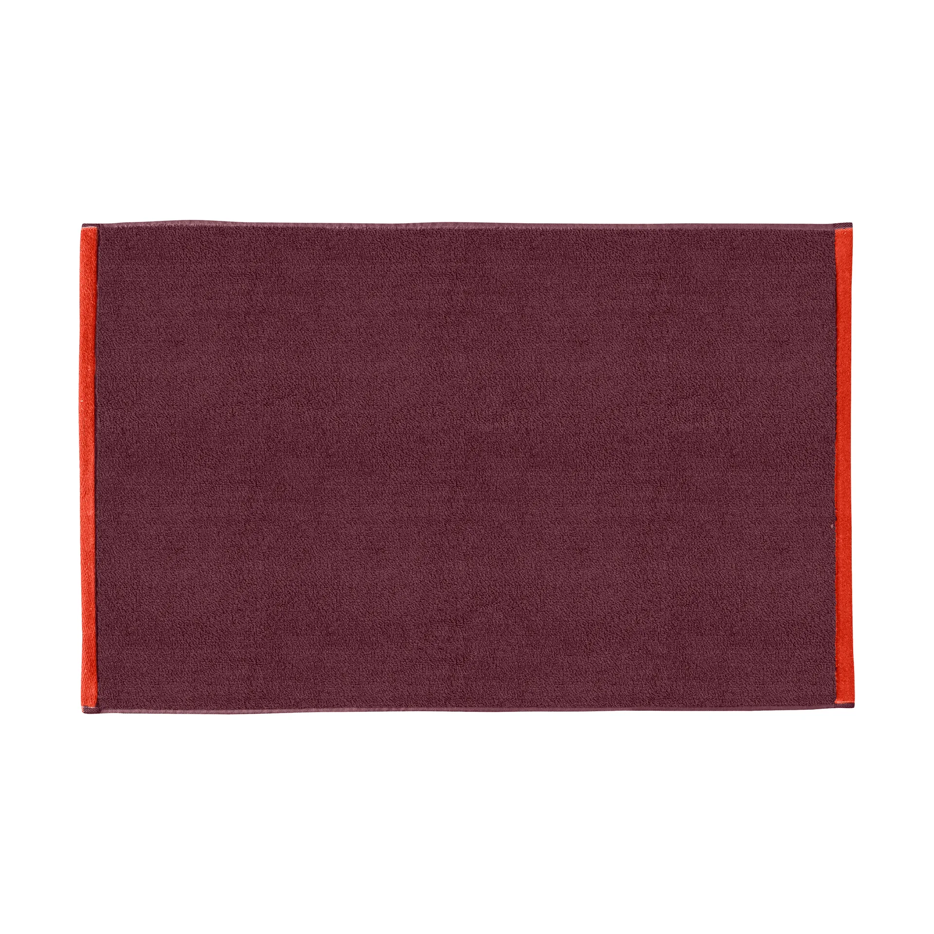 Soft badrumsmatta 50x80 cm, Red-Grey (röd-grå) Mette Ditmer