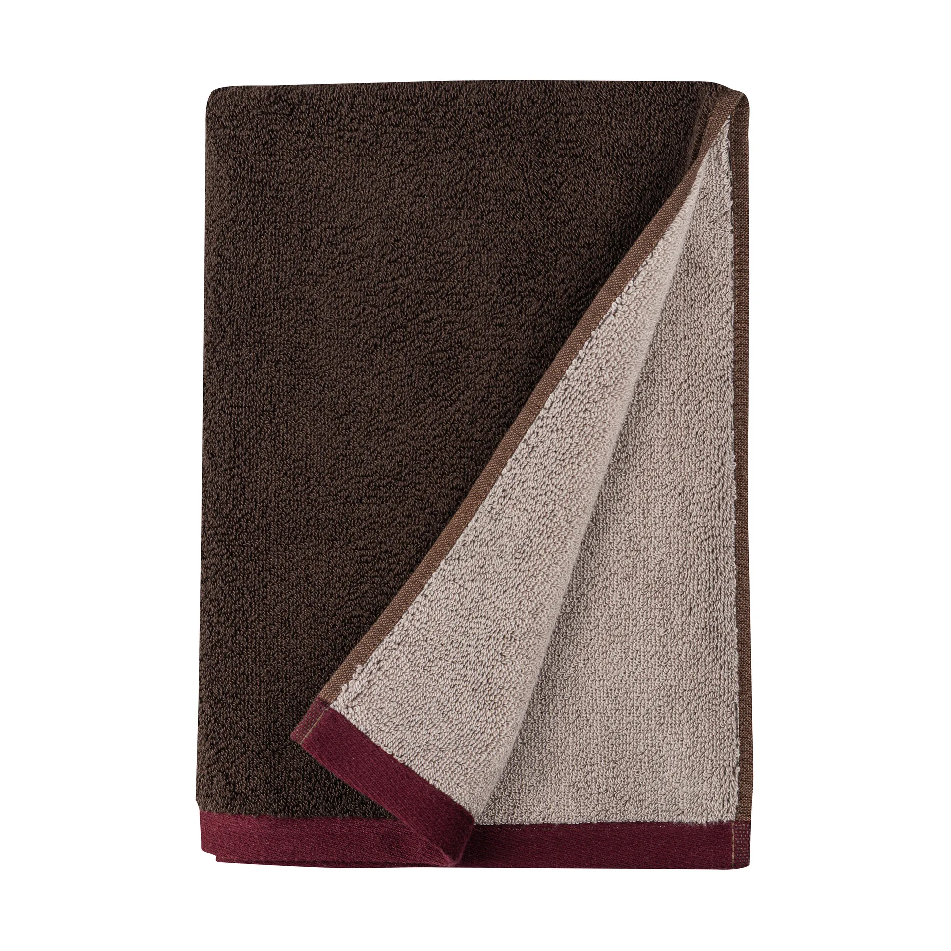 Soft gästhandduk 40x55 cm 2-pack, Brown-sand Mette Ditmer