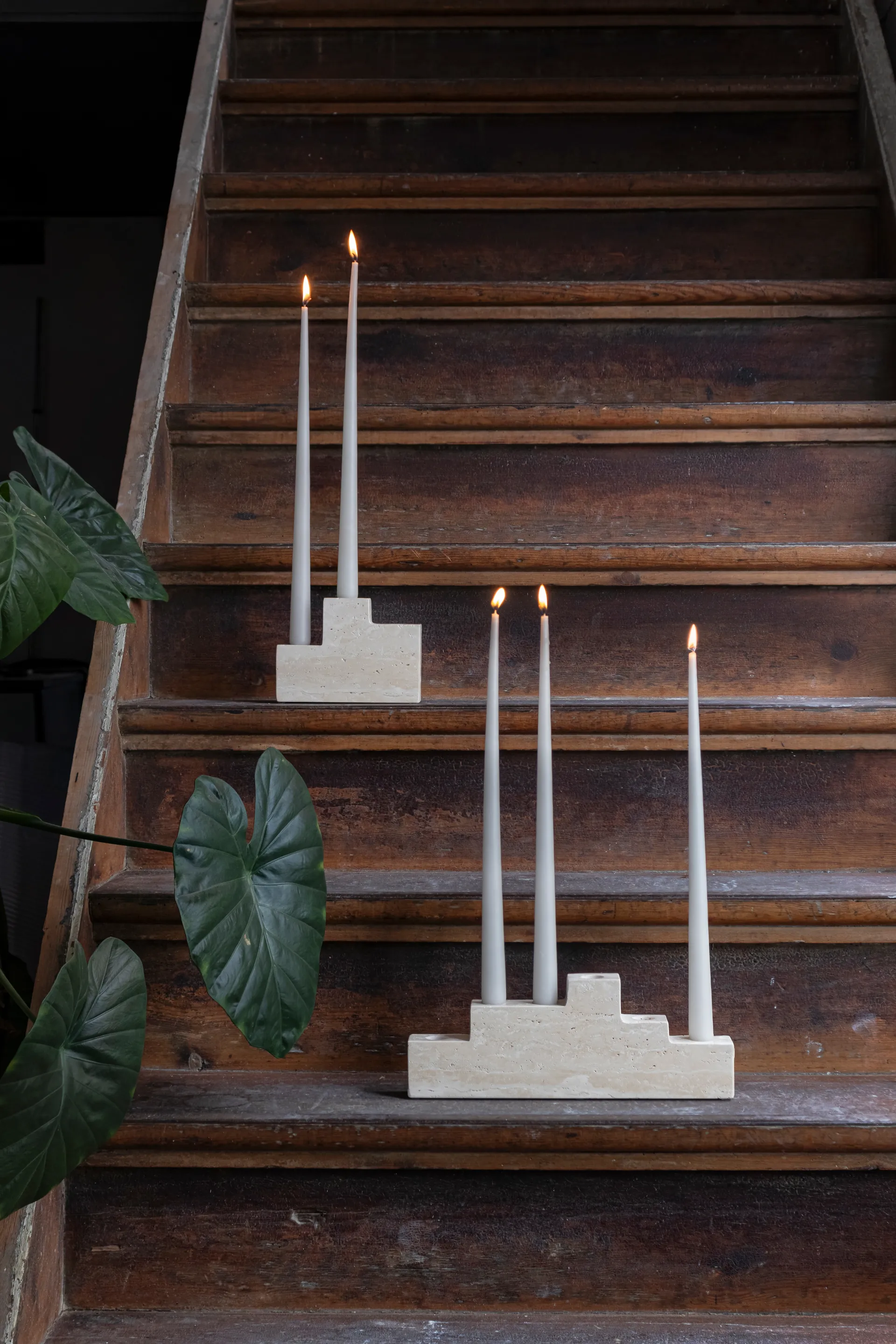 Step trio ljusstake, Linen Mette Ditmer