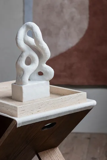 Travertine dekorationsbricka 30x40 cm - Linen - Mette Ditmer