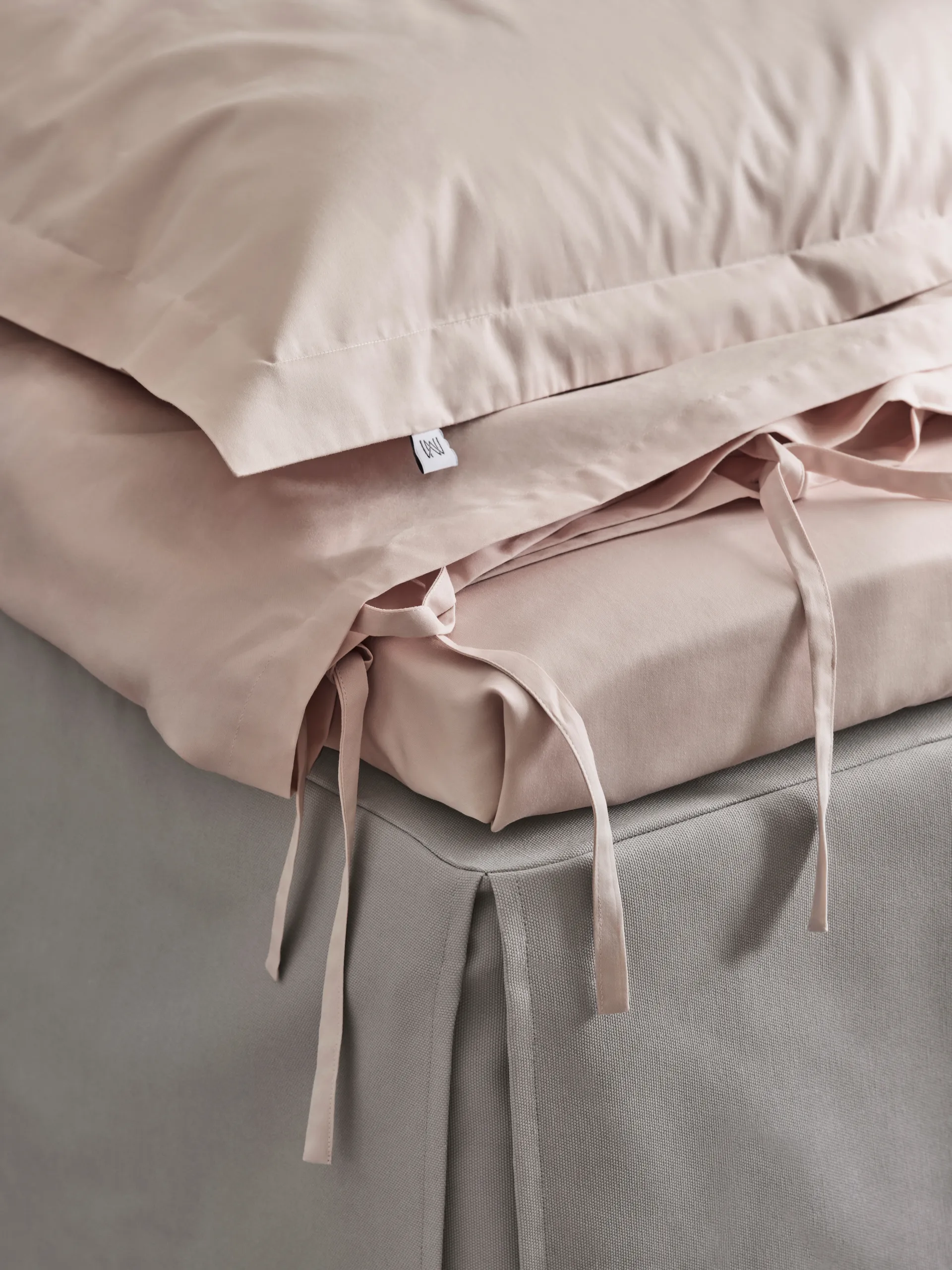 Satina plain örngott, Rosa, 50x60 cm Mille Notti