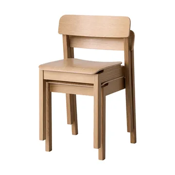 Everyday Chair stol - Lackerad ek - MOEBE