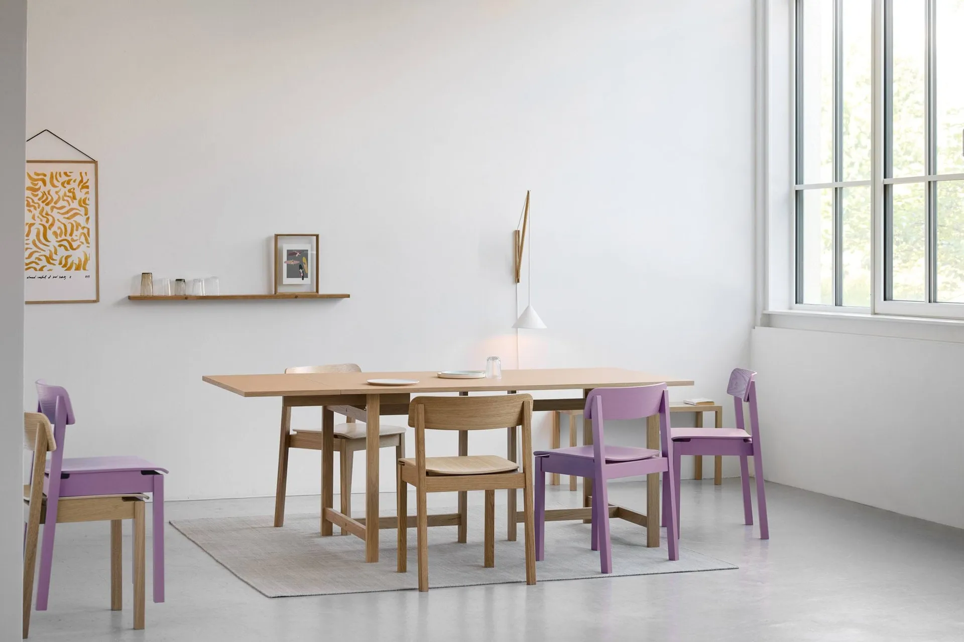 Everyday Chair stol, Soft lavender MOEBE