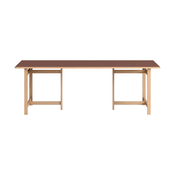 Moebe Rectangular matbord - Burgundy, 220x90 cm - MOEBE
