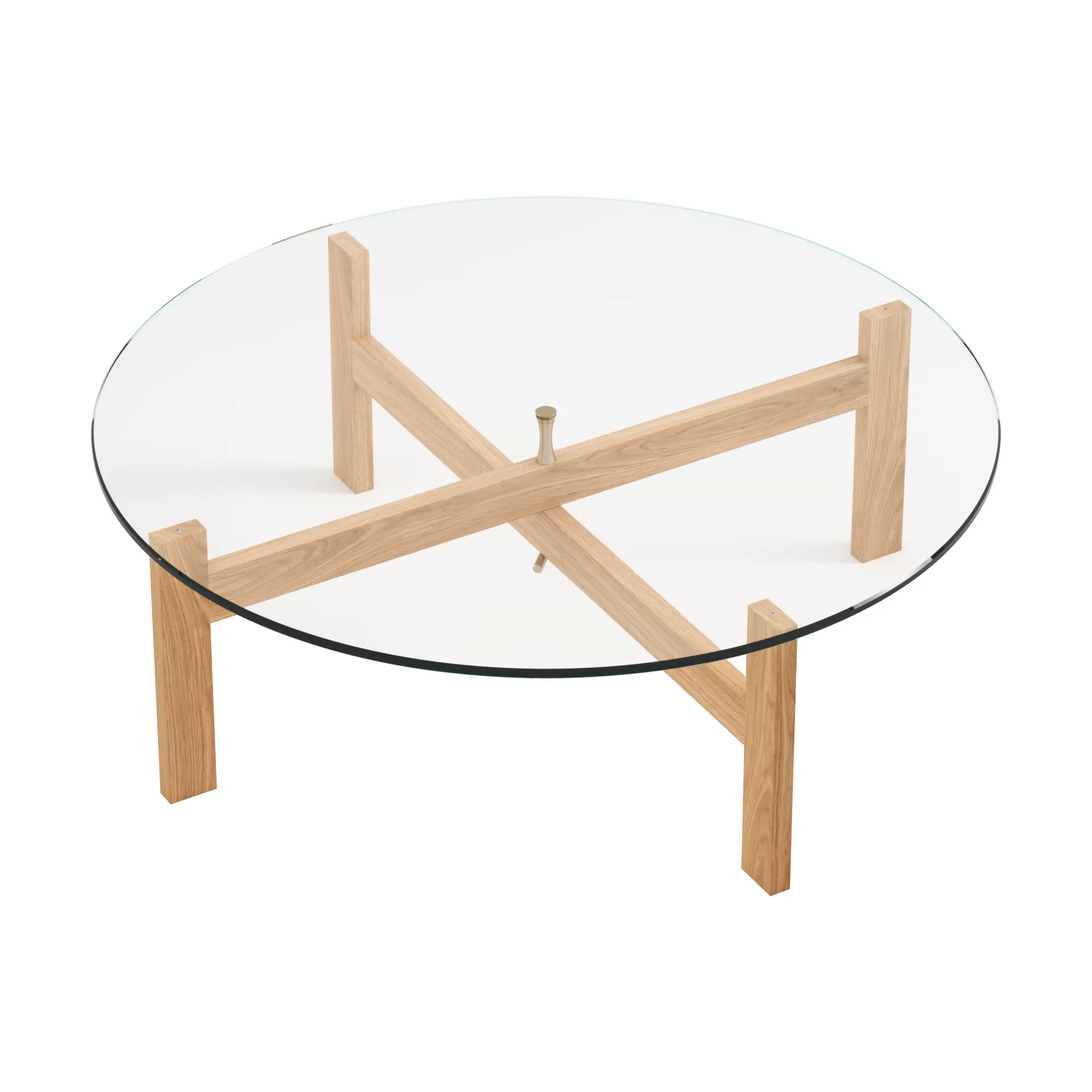 Moebe Round soffbord Ø88 cm, Ek MOEBE