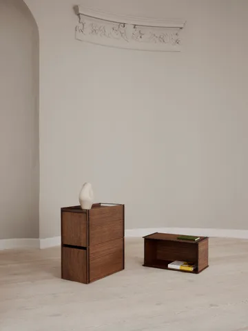 Moebe storage box - Smoked oak-black - MOEBE