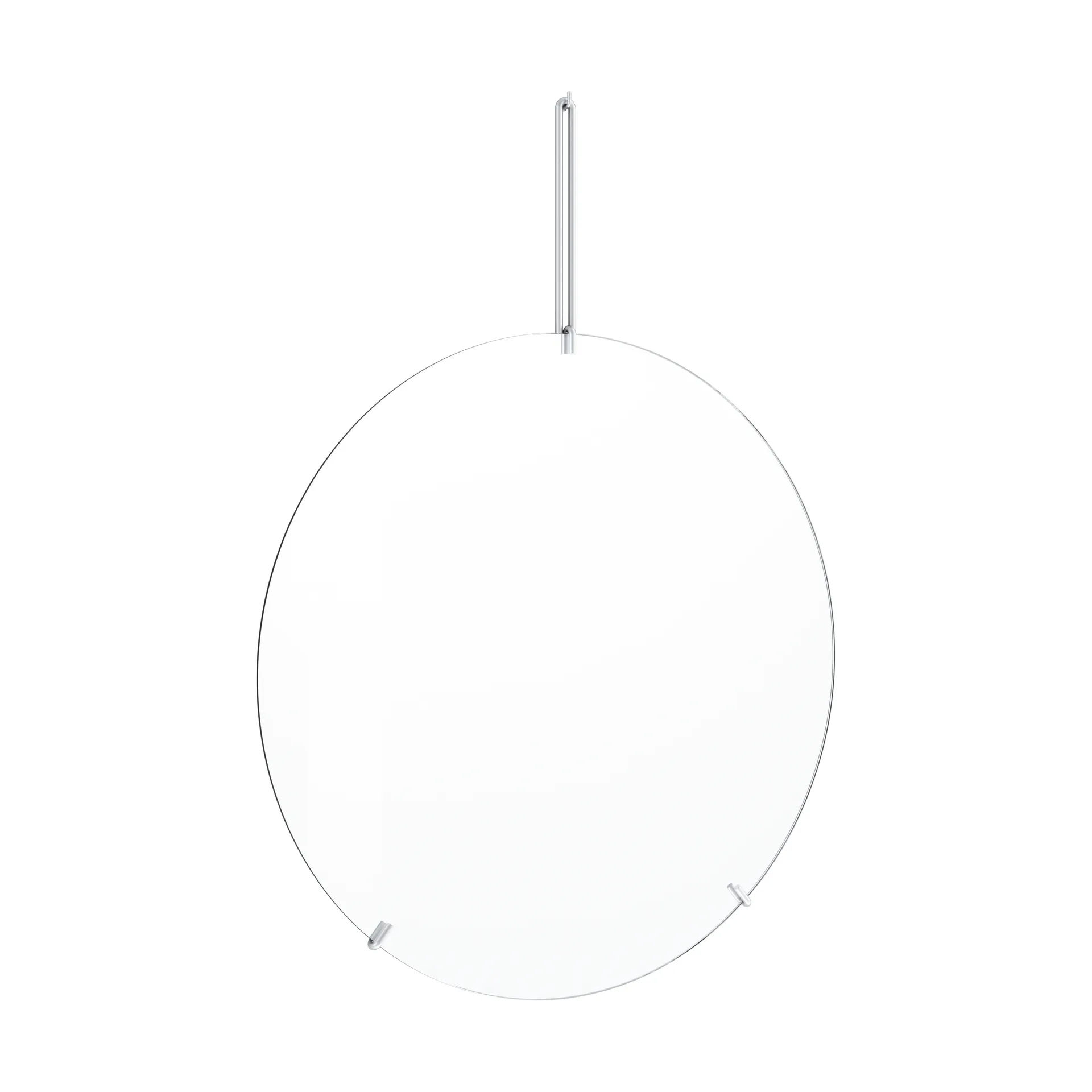 Moebe väggspegel Ø70 cm, Stainless steel MOEBE