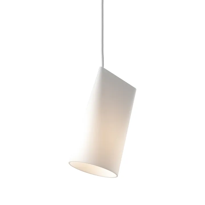 Taklampa keramik 11,2x22 cm - White - MOEBE